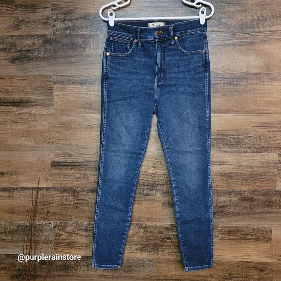 Madewell Jeans 28 Skinny 10" High Rise Cordell Wash MB968 Tummy Control Stretch - Picture 1 of 13
